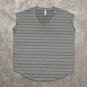Athleta Women's Size Large Tall‎ Gray Sleeveless Top